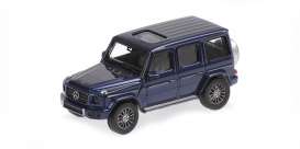 Mercedes Benz  - G-Klasse 2018 blue - 1:87 - Minichamps - 870037401 - mc870037401 | The Diecast Company