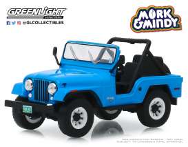 Jeep  - CJ-5 1972 blue - 1:43 - GreenLight - 86570 - gl86570 | The Diecast Company