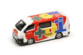 Toyota  - Hiace red/white - 1:64 - Tiny Toys - ATC64475 - tinyATC64475 | The Diecast Company