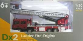 Fire Engines  - Dx2 Ladder red - 1:50 - Tiny Toys - ATC64043 - tinyATC64043 | The Diecast Company