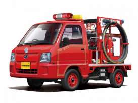 Subaru  - Sambar Fire Engine  - 1:24 - Aoshima - 05794 - abk05794 | The Diecast Company