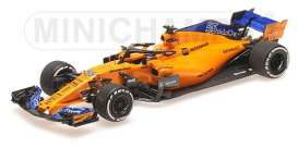 McLaren Renault - MCL33 2018 yellow-orange - 1:18 - Minichamps - 537183955 - mc537183955 | The Diecast Company