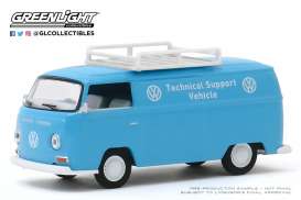 Volkswagen  - Panel 1971 blue/white - 1:64 - GreenLight - 29980A - gl29980A | The Diecast Company