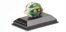 Helmet  - 2019 red/black/green - 1:8 - Minichamps - 399190086 - mc399190086 | The Diecast Company