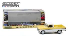 Ford  - F-100 1970 yellow/white - 1:43 - GreenLight - 86339 - gl86339 | The Diecast Company