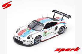 Porsche  - 911 2019 black/white - 1:18 - Spark - 18s437 - spa18s437 | The Diecast Company