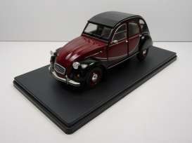 Citroen  - 2CV 1982 black/red - 1:24 - Magazine Models - 24ci2CV - mag24ci2CV | The Diecast Company