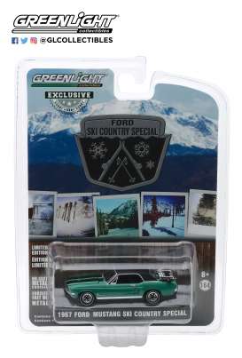 Ford  - Mustang Coupe 1967 loveland green - 1:64 - GreenLight - 30113 - gl30113 | The Diecast Company