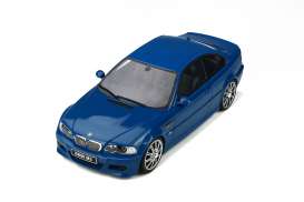 BMW  - E46 M3 2000 blue - 1:18 - OttOmobile Miniatures - ot880 - otto880 | The Diecast Company