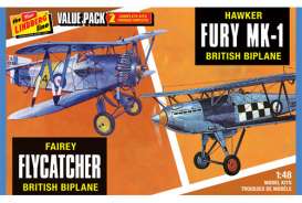 Planes  - Fairey Flycatcher  & Hawker Fu  - 1:48 - Lindberg - HL441 - lndsHL441 | The Diecast Company