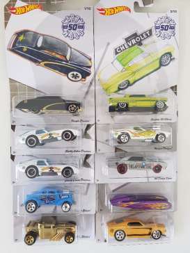 Assortment/ Mix  - various - 1:64 - Hotwheels - GBC09-965B - hwmvGBC09-965B | The Diecast Company