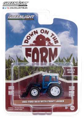 Tractor  - 1982 blue/black - 1:64 - GreenLight - 48040C - gl48040C | The Diecast Company