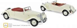 Citroen  - Traction Avant 1939 cream - 1:18 - Norev - 181440 - nor181440 | The Diecast Company