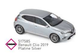 Renault  - Clio 2019 silver - 1:43 - Norev - 517585 - nor517585 | The Diecast Company