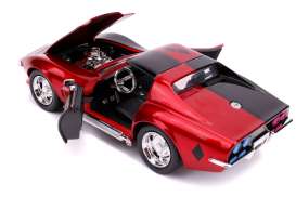 Chevrolet  - Corvette Stingray 1969 red/black - 1:24 - Jada Toys - 31196 - jada31196 | The Diecast Company