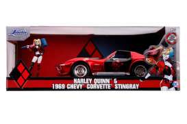 Chevrolet  - Corvette Stingray 1969 red/black - 1:24 - Jada Toys - 31196 - jada31196 | The Diecast Company