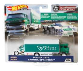 Mazda  - 787B green/white - 1:64 - Hotwheels - GJT36 - hwmvGJT36 | The Diecast Company