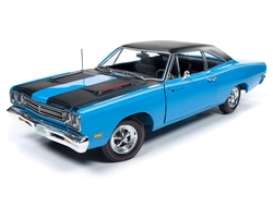 Plymouth  - Road Runner 1969 blue - 1:18 - Auto World - AMM1184 - AMM1184 | The Diecast Company
