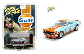 Chevrolet  - Camaro 1968 orange-blue - 1:64 - Johnny Lightning - cp7240 - jlcp7240 | The Diecast Company