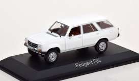 Peugeot  - 504 1980 white - 1:43 - Norev - 475443 - nor475443 | The Diecast Company
