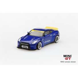Nissan  - GT-R R35 blue - 1:64 - Mini GT - 00093r - MGT00093RHD | The Diecast Company