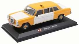Mercedes Benz  - 240D 1973 white/yellow - 1:43 - Magazine Models - TX09 - magTX09 | The Diecast Company