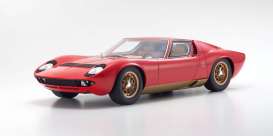 Lamborghini  - Miura P400S 1969 red - 1:12 - GT Spirit - KSR12501R - GTS12501R | The Diecast Company