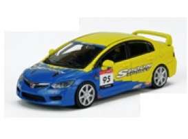 Honda  - Civic yellow/blue - 1:64 - Inno Models - in64FD2SP - in64FD2SP | The Diecast Company