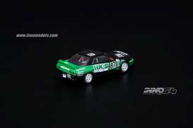 Nissan  - Skyline GT-R  green/black - 1:64 - Inno Models - in64R32HKS92 - in64R32HKS92 | The Diecast Company