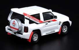 Mitsubishi  - Pajero *Evolution* white/red - 1:64 - Inno Models - in64EVOPwhi - in64EVOPWHI | The Diecast Company