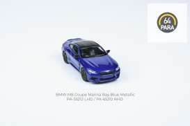 BMW  - M8 Coupe 2018 blue - 1:64 - Para64 - 65212 - pa65212R | The Diecast Company