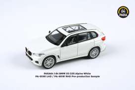 BMW  - X5 G05 2018 white - 1:64 - Para64 - 65181 - pa65181R | The Diecast Company