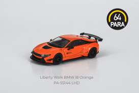 Liberty Walk BMW - BMW i8 1994 orange - 1:64 - Para64 - 55144L - pa55144L | The Diecast Company