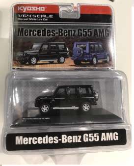 Mercedes Benz  - AMG G55 black - 1:64 - Kyosho - 07021G1B - kyo7021G1B | The Diecast Company