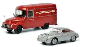 Opel Porsche - red/silver - 1:43 - Schuco - 3092 - schuco3092 | The Diecast Company