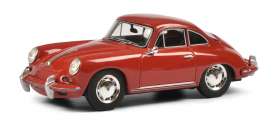 Porsche  - 356 SC red/black - 1:43 - Schuco - 8794 - schuco8794 | The Diecast Company