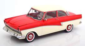 Ford  - Taunus 1957 red/white - 1:18 - KK - Scale - 180271 - kkdc180271 | The Diecast Company