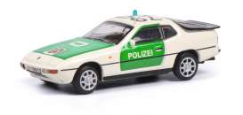 Porsche  - 924 white/green - 1:87 - Schuco - 26500 - schuco26500 | The Diecast Company