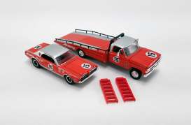 Ford  - F-350 Ramp Truck 1970 red/silver - 1:64 - Acme Diecast - 51343 - acme51343 | The Diecast Company