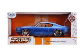 Pontiac  - GTO 1969 candy blue - 1:24 - Jada Toys - 31667 - jada31667 | The Diecast Company