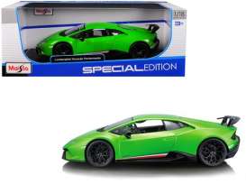 Lamborghini  - Huracan green - 1:18 - Maisto - 31391G - mai31391gn | The Diecast Company