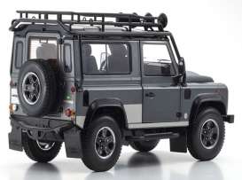 Land Rover  - Defender 90 dark grey - 1:18 - Kyosho - 8901TR - kyo8901TRgy | The Diecast Company