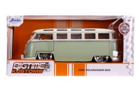 Volkswagen  - bus 1962 green/white - 1:24 - Jada Toys - 99025 - jada99025 | The Diecast Company