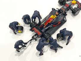 Figures diorama - Team Blue #2 2020 blue-purple - 1:18 - American Diorama - 76555 - AD76555 | The Diecast Company