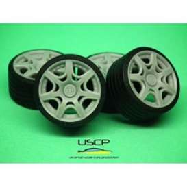 Rims & tires Accessoires - 1:24 - USCP - 24W077 | The Diecast Company