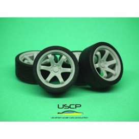 Rims & tires Accessoires - 1:24 - USCP - 24W042 | The Diecast Company