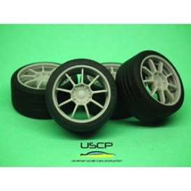 Rims & tires Accessoires - 1:24 - USCP - 24W033 | The Diecast Company