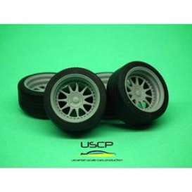 Rims & tires Accessoires - 1:24 - USCP - 24W025 | The Diecast Company