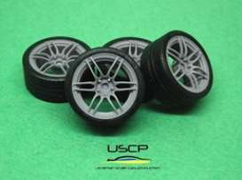 Rims & tires  - 1:24 - USCP - 24W15010 | The Diecast Company