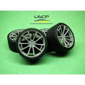Rims & tires Accessoires - 1:24 - USCP - 24W028 | The Diecast Company